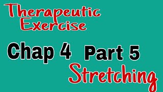 Mechanical Response of the Contractile unit to Stretch amp Immobilization  Therapeutic Exe Chap 4 [upl. by Anidualc]