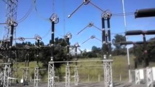 Fechamento seccionadora 440 kv com arco elétrico [upl. by Banks]