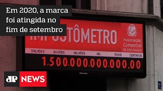 Impostômetro chega a R 15 trilhão pagos no Brasil [upl. by Nahoj]