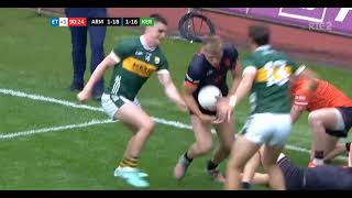 INSPIRATIONAL RIAN ONEILL CATCH  ARMAGH V KERRY  2024 ALL IRELAND FOOTBALL SEMIFINAL [upl. by Kleper]