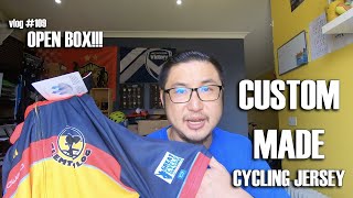 vlog 109【OPEN BOX 10】My custom made cycling jersey via Owayo [upl. by Shaer424]