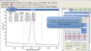 Creating a Quantification from a Survey Spectrum in XPS [upl. by Atila]