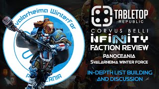 Infinity Panoceania Svalarheima Winter Force Indepth List building [upl. by Yziar]