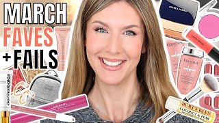 MARCH FAVORITES 2022  FAILS  Monthly Beauty Must Haves [upl. by Stanly]