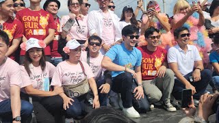 MMFF 2023 Parade of Stars one big gathering ALDEN RICHARDS MATTEO GUIDICELLI DONGYAN DEREK RAMSAY [upl. by Noak147]