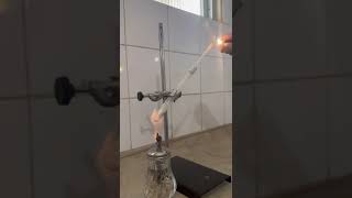 Produção de gás Metano hidrocarbonetos experiment ensinodequimica enem [upl. by Allicserp]