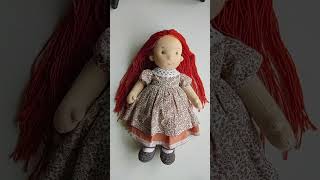 Anatomically correct waldorf inspired doll with clothes [upl. by Coyle]