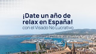 VISADO NO LUCRATIVO en España 2024 🏖️ [upl. by Antsirhc515]