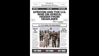 Nyumburu Leadership Series Sponsors TeachIn About AFRICOM [upl. by Whitford]