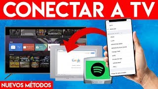 CONECTAR TELÉFONO CELULAR a TELEVISOR ¡ANTIGUO o NUEVO SIN CABLES y POR WIFI Android amp iOS 2021 [upl. by Nirro897]