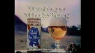 Pabst Blue Ribbon Commercial 1972 PBR [upl. by Ytsim]