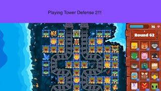 Playing Tower Defense 2 in blooket [upl. by Burty]