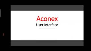 0103  Aconex 03  UI User Interface [upl. by Craggy]