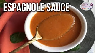 How to Make Espagnole Sauce  1 of the 5 Mother Sauces [upl. by Shirlee992]