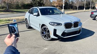 2024 BMW X4M Start Up Exhaust Test Drive Walkaround POV and Review [upl. by Prissy]