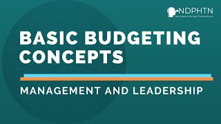 L029 Basic Budgeting Concepts  Leadership and Management [upl. by Ahsoek]