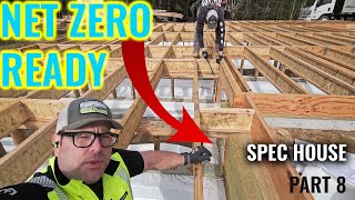 Net Zero Ready Crawlspace Floor Framing [upl. by Hpejsoj]