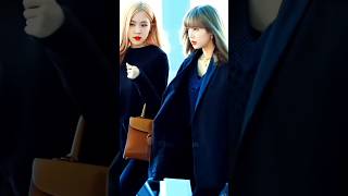 Lisa beautiful airport look with rosay pleasesubscribemychannel  shorts [upl. by Aicenek]