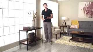 Belham Living Trenton Industrial Console Table  Product Review Video [upl. by Leiuqese316]