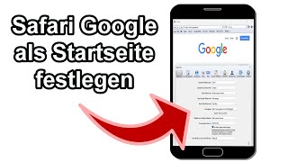 Safari Browser Google als Startseite festlegen  Anleitung [upl. by Odraccir904]