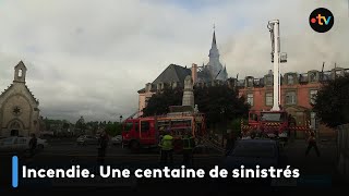 Incendie Une centaine de sinistrés [upl. by Tyrone]