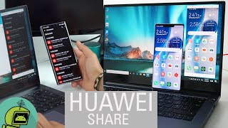 Usar Huawei Share en las Nuevas Huawei Matebooks D14 y D15 [upl. by Edmond]