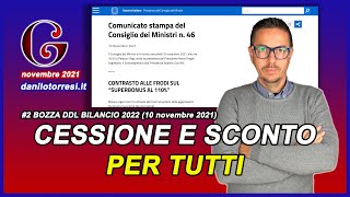 Ultime notizie proroga 2024 SCONTO IN FATTURA e cessione del credito al PER TUTTI [upl. by Valeda]