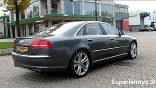 Audi S8 V10  Revving Accelerating and Drive [upl. by Crellen]