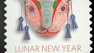 GLOBALink  Lunar New Year forever stamp highlights celebrations of Year of Rabbit in US [upl. by Leaper750]