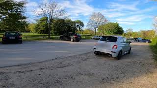 2024 Abarth 695 C Driving on German Autobahn at Sunset [upl. by Avik846]