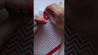 How to Diagonally Wrap a Ribbon on a Gift Box  Easy way to wrap a Gift with Ribbon giftwrap [upl. by Alben]