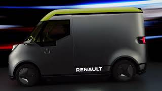 Renault dévoile lEstafette Concept qui préfigure le futur utilitaire produit à Sandouville [upl. by Neleb]