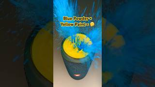 🔊 Blue Dye Powder and Yellow Paint ✅ Bass Test [upl. by Nivej639]