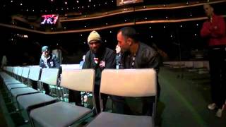 Joe Rogan Squashes Beef with Rampage  Behind The Scenes at UFC 144 in Japan [upl. by Ahsoik996]