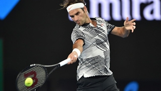 Roger Federer  Best Points Australian Open 2017 [upl. by Doralyn]