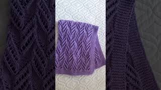 Baby Blanket Knitting Pattern  StepbyStep Pattern  Preview  Vitalina [upl. by Fanning]