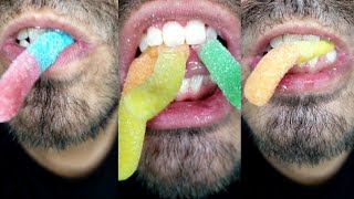 ASMR GOLOSINAS ACIDAS EN ARCOIRIS 🍭 [upl. by Olshausen]