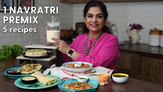 Navratri Special 1 Premix for 5 Recipes I Navratri Recipes I Pankaj Bhadouria [upl. by Nnylyahs]