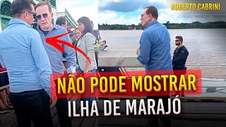 URGENTE Roberto Cabrini IMPEDIDO de mostrar o que está acontecendo na Ilha de Marajó [upl. by Gamber]