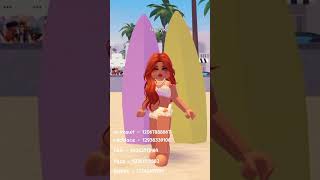 swimsuit codes 🌺 bloxburg  berry avenue roblox [upl. by Irah234]