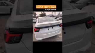 Maruti Dzire 2024 White color LXI variant dzire2024 marutidzire shorts trending viral sedan [upl. by Eilitan]