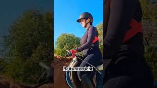 Reiten mit Körperbänder reitstunde Reitlehrerin horselife Reitschüler reiter [upl. by Giorgi740]