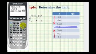 Ex 3 Determine a Limit Numerically [upl. by Salahcin]