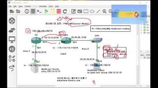 후티와 떠나는 네트워크 여행 2  92장 멀티캐스팅 PIMSM 설정 [upl. by Fesuoy]