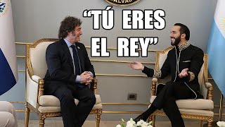 Así fue la Histórica Conversación Privada entre Bukele y Milei “La gente sabe que eres un rey” [upl. by Chretien844]