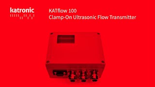 KATflow 100 Standart ClampOn Ultrasonic Flow Transmitter [upl. by Hanus]