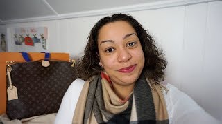 Unboxing Louis Vuitton Gracefull MM amp Burberry scarf Part 1 [upl. by Milicent]