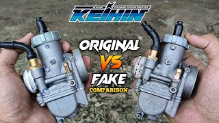 KEIHIN Carburetor ORIGINAL vs FAKE Comparison  Bobwerkz mmvlog [upl. by Tippets364]