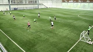 How to perfect the possession game  Soccer passing drill  Nike Academy [upl. by Hengel]