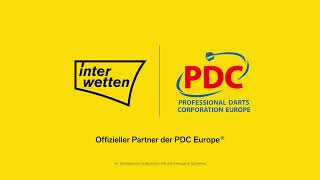 Interwetten  offizieller Partner der PDC Europe pdceuropeofficial [upl. by Nodnart]